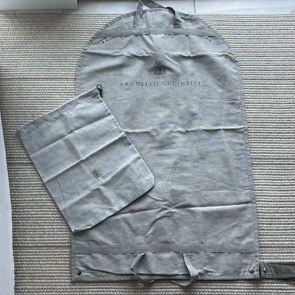 Brunello Cucinelli Garment Travel Cloth Dust carrier & shoes dust bag